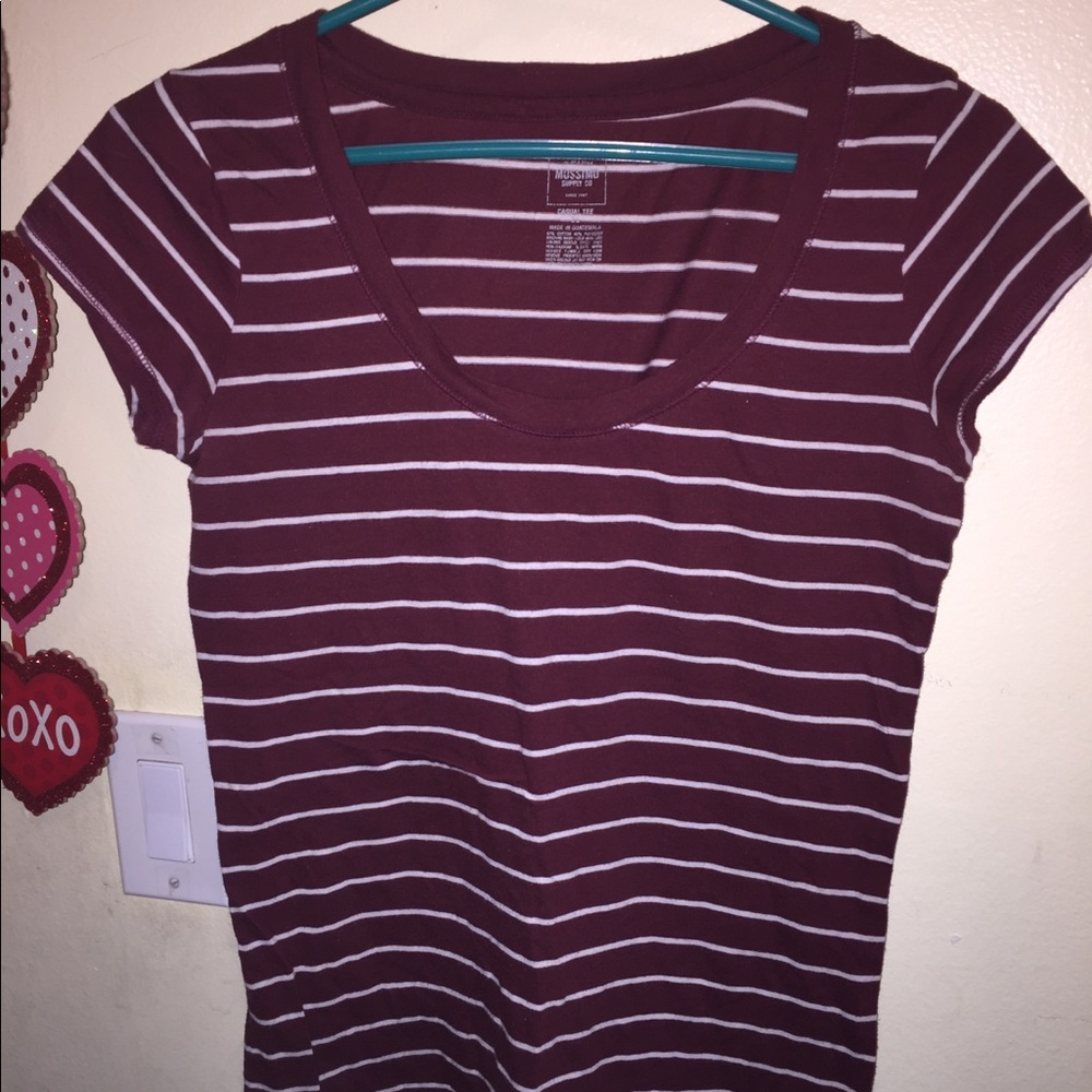 Red strips shirt